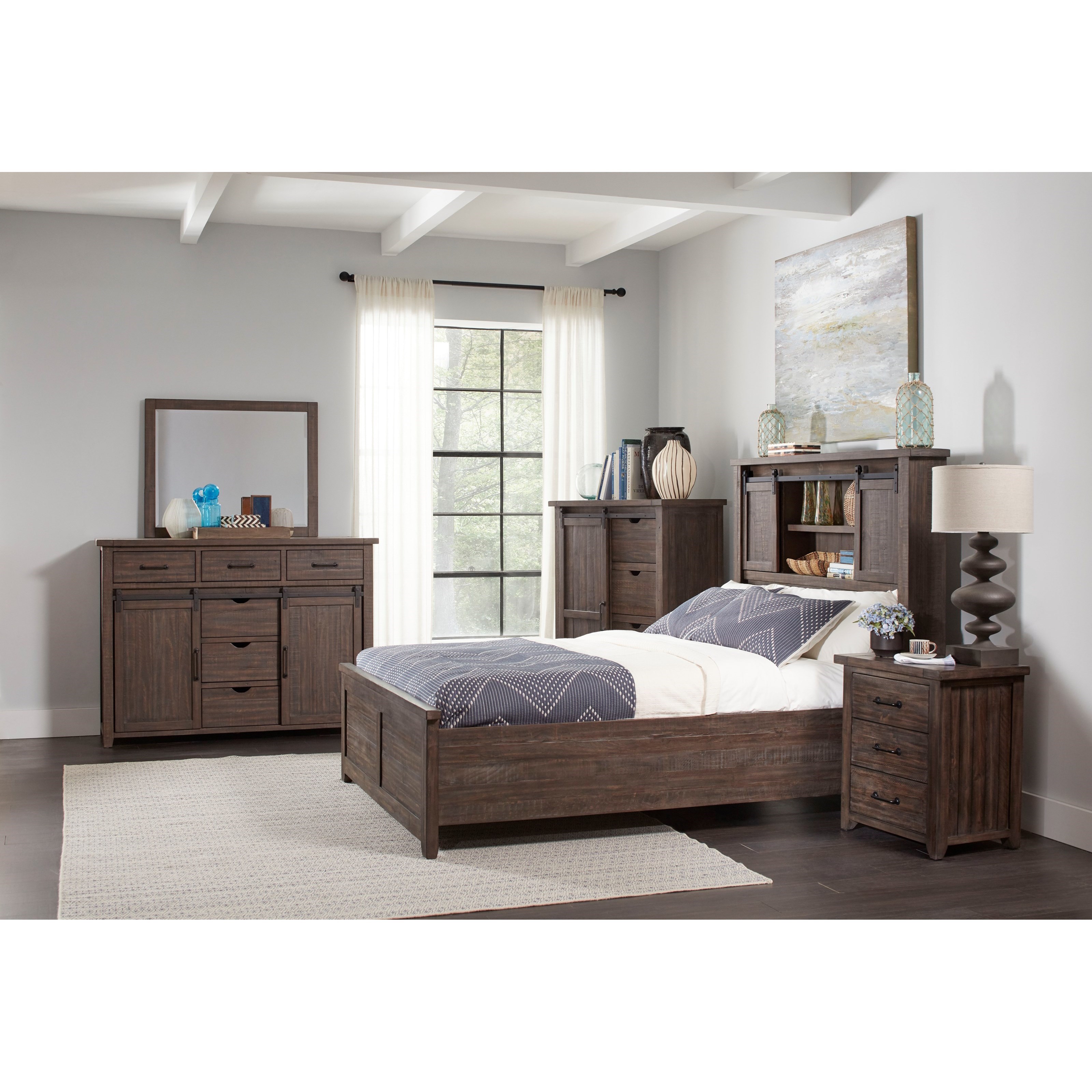 Furniture of america lexington country sale 4 piece king bedroom set